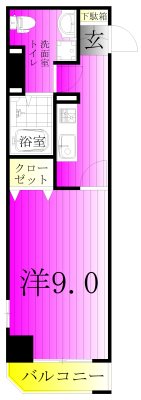 アルカンシェル 311号室 間取り