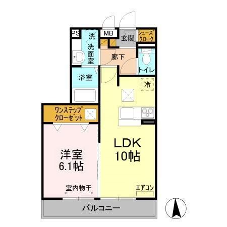 ハピネス　ストーム 間取り図
