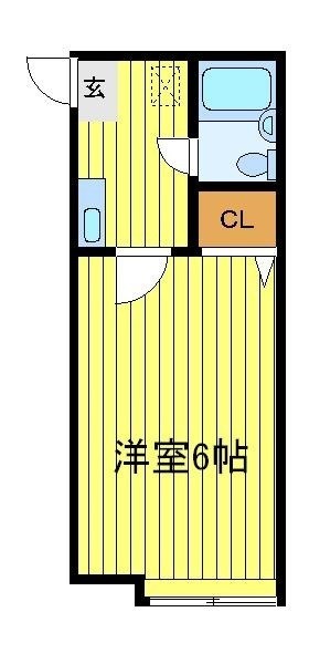 フォーレ馬橋  105号室 間取り