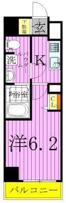 クレヴィスタ北綾瀬 間取り図