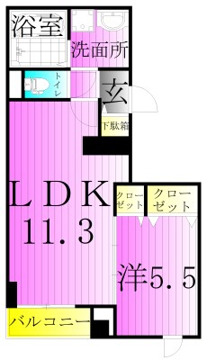 アーク　アコルト　アヤセ 間取り図