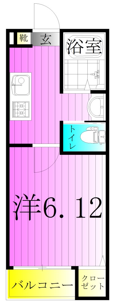 イーハトーヴ竹ノ塚 間取り図