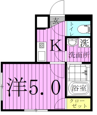 PARGE北千住 間取り図