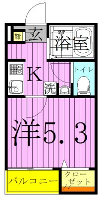 グランクオール西綾瀬 間取り図