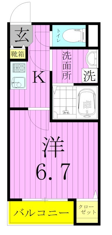 クイーンズコート２ 間取り図