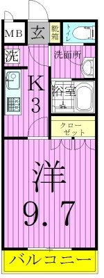 ディモア足立 間取り図