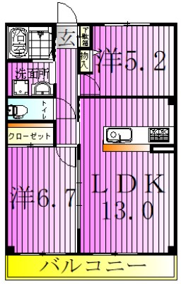 ポルト・スクエア 間取り図