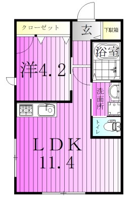 コンフォートK 間取り図