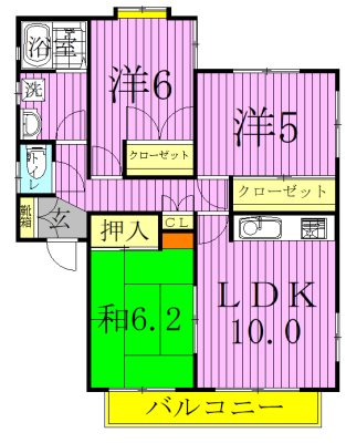 ヴィヴレ綾瀬 間取り図