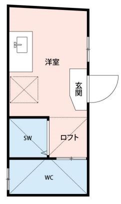 サークルハウス北千住 間取り図