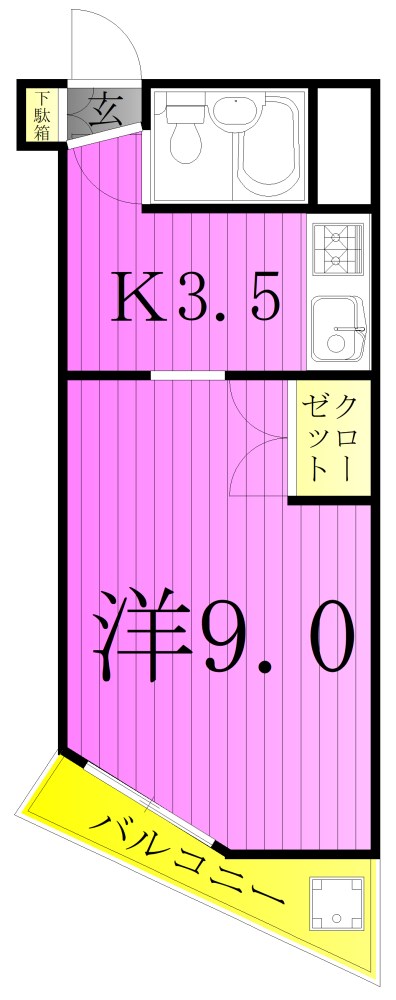 サンライトマンション 間取り図