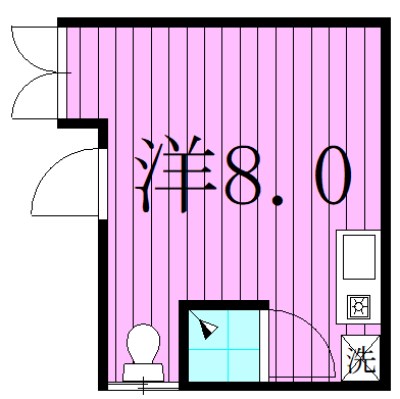 ヴィクトワール千住 間取り図