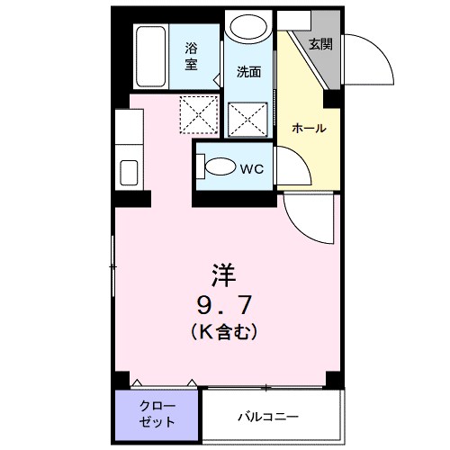 ソレーユ 203号室 間取り