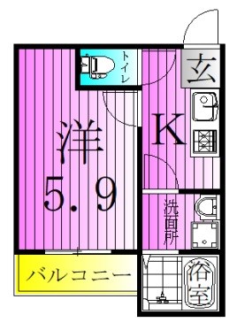 アンビシオン新田 間取り図