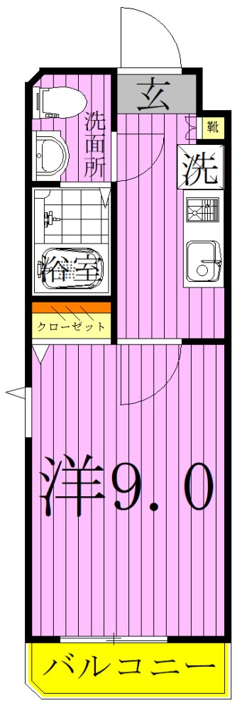 グランフォース谷在家 間取り図