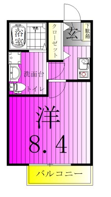 センターパーク南流山 101号室 間取り
