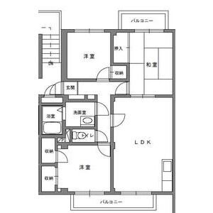 ガーデンビレッジ柏2号棟 205号室 間取り