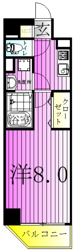 MAXIV　CROS　梅島 間取り図