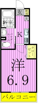 エルスタンザ綾瀬１丁目 間取り図
