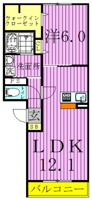 エーデルハイム3 間取り図