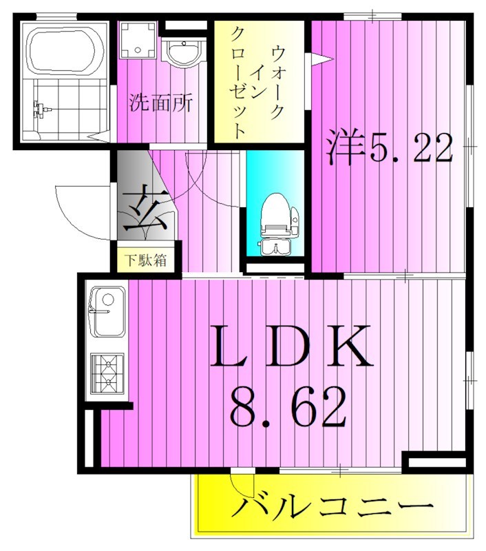 ラ　ルーチェ  間取り図