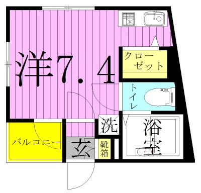 Ｐｅｔｉｔ　Ｍｉｇｎｏｎ（プティミニョン） 間取り図