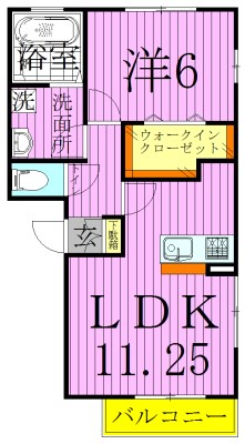 サングリア２ 間取り図