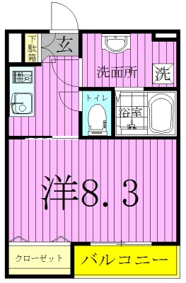 Ｃｌｏｕｄ　Ｙ・Ｓ 間取り図