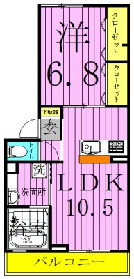 moon bow 間取り図