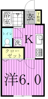 エースメゾン６ 207号室 間取り
