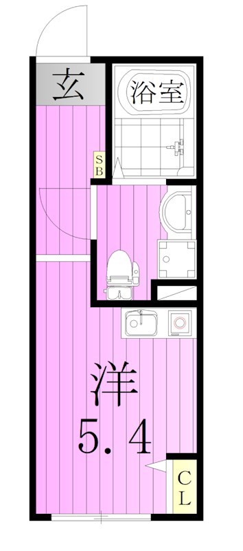プラチナフォルム北千住 間取り図