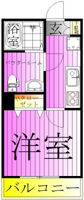 CFジオーレ五反野 間取り図