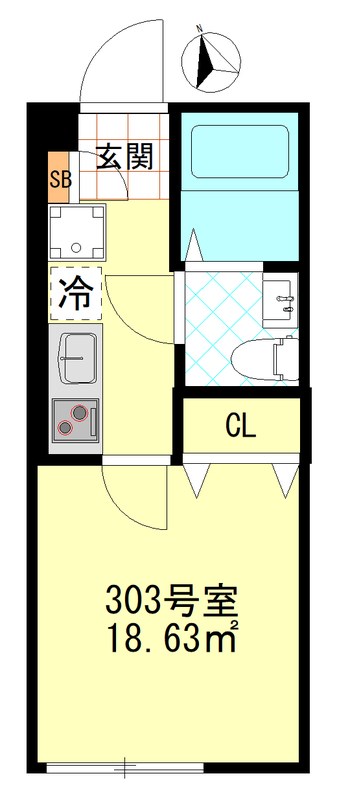 CFジオーレ五反野 間取り図