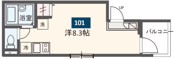 MELDIA扇大橋Ⅱ 間取り図