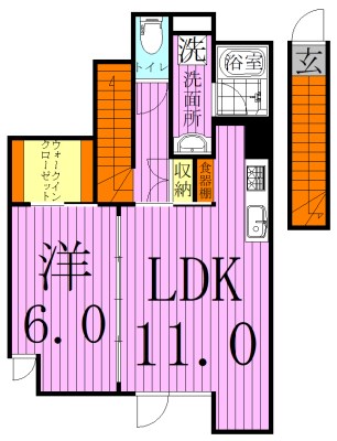 アリュイッテ青井 間取り図