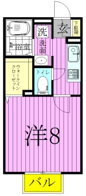 Ｌａ　ｍｉｅｕｘ 間取り図