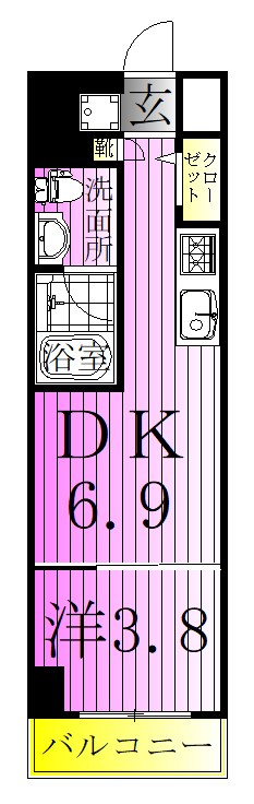 スパシエ千住大橋 間取り図