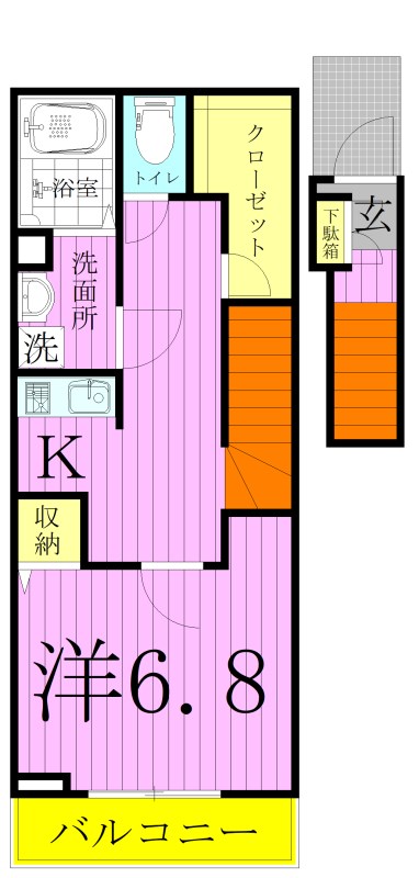 パークサイドソレイユ 間取り図