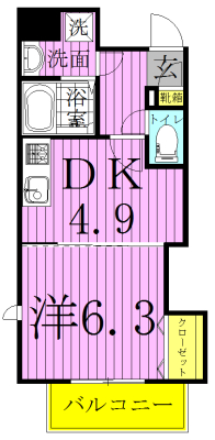 sea sound～シーサウンド～ 301号室 間取り