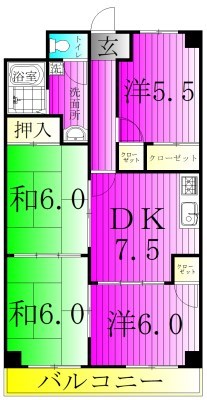 INSURANCE BLDG.XVI　～インシュランスビルディング16～ 315号室 間取り