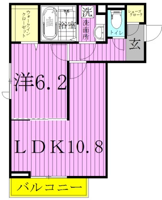 Ｄ－ｒｏｏｍ煌（キララ） 間取り図