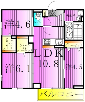 グランドゥール　ソレイユ 間取り図
