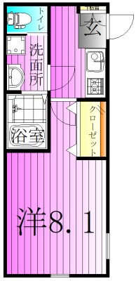 レピュア北千住レジデンスⅢ 間取り図