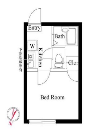 レーヴ扇 間取り図