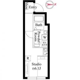 トネリパークフロント1 間取り図
