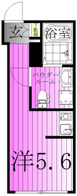 トネリパークフロント1 間取り図
