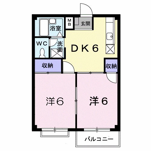 プレザホームズ 102号室 間取り