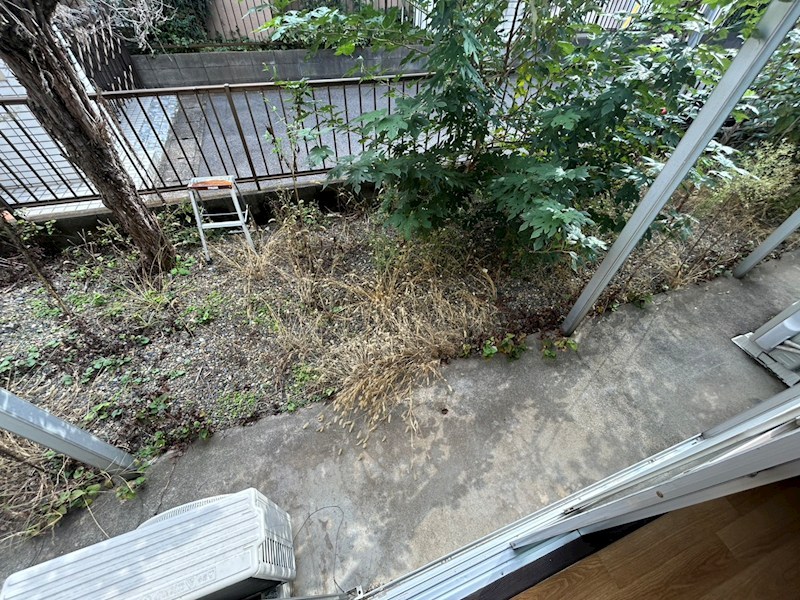 おおたかの森アパート ベランダ