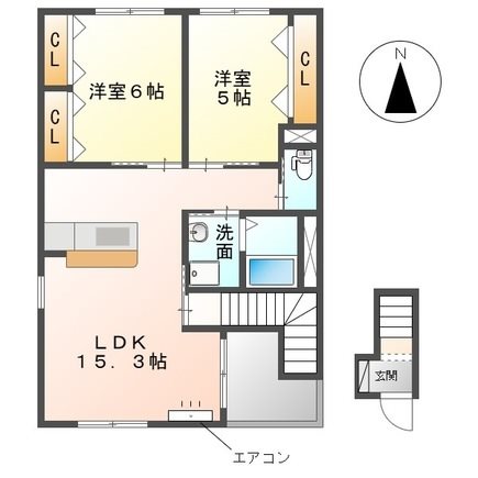 タゼーム～Tazeme～ 201号室 間取り