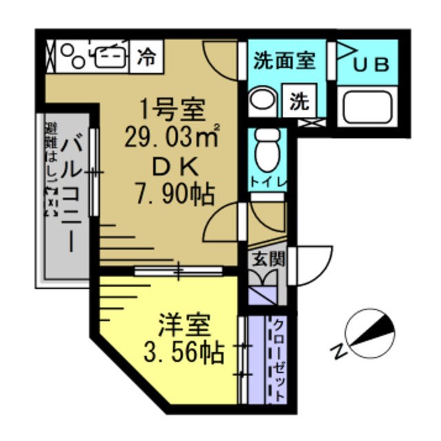 Gran Base 301号室 間取り
